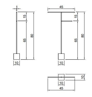 Держатель рулона / держатель для полотенец Antoniolupi BIVIO ARCH-00037540 - Вид №17
