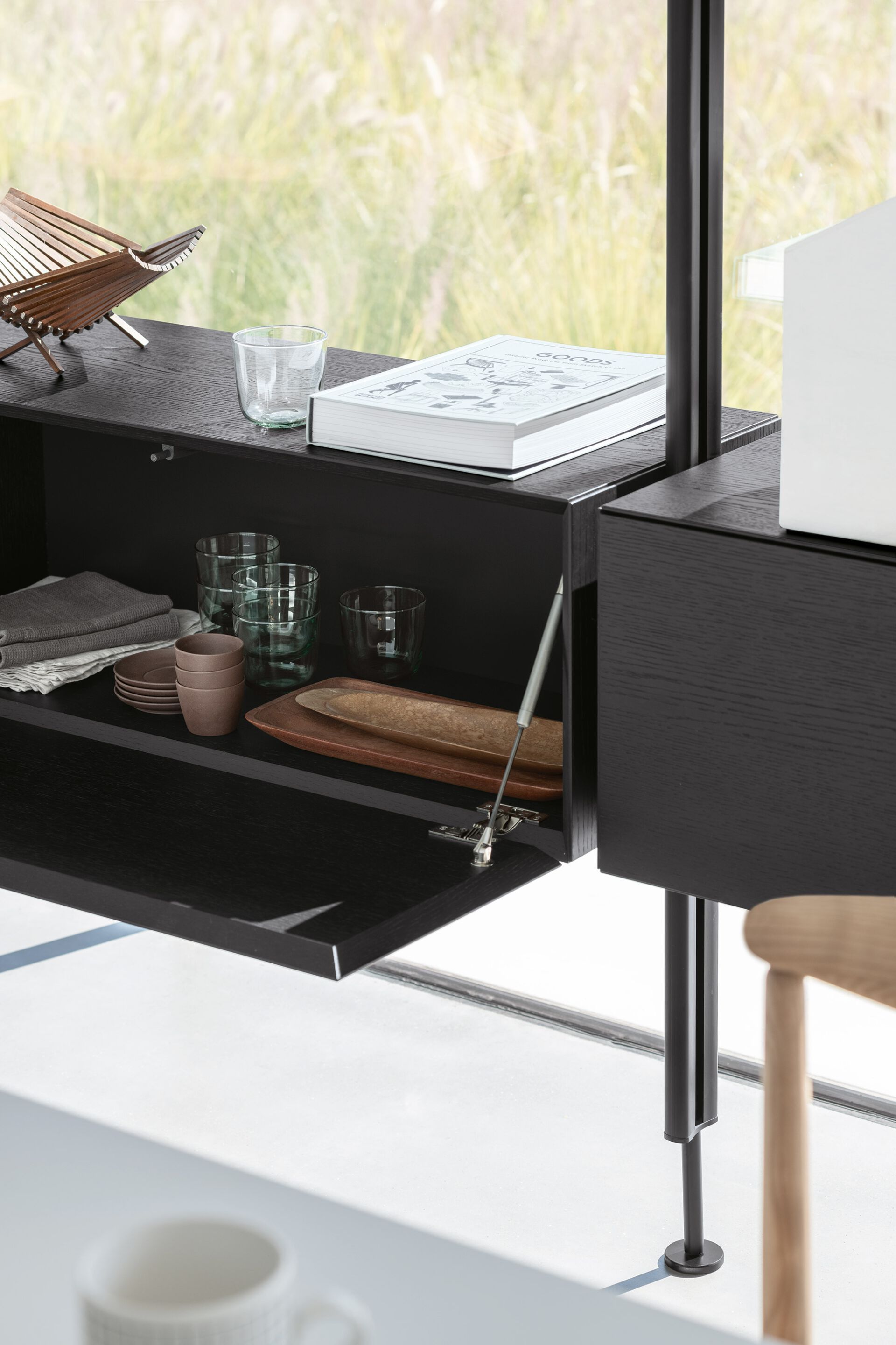 Книжный шкаф с креплением пол-потолок Kristalia Avenue ARCH-00081694 - Вид №4