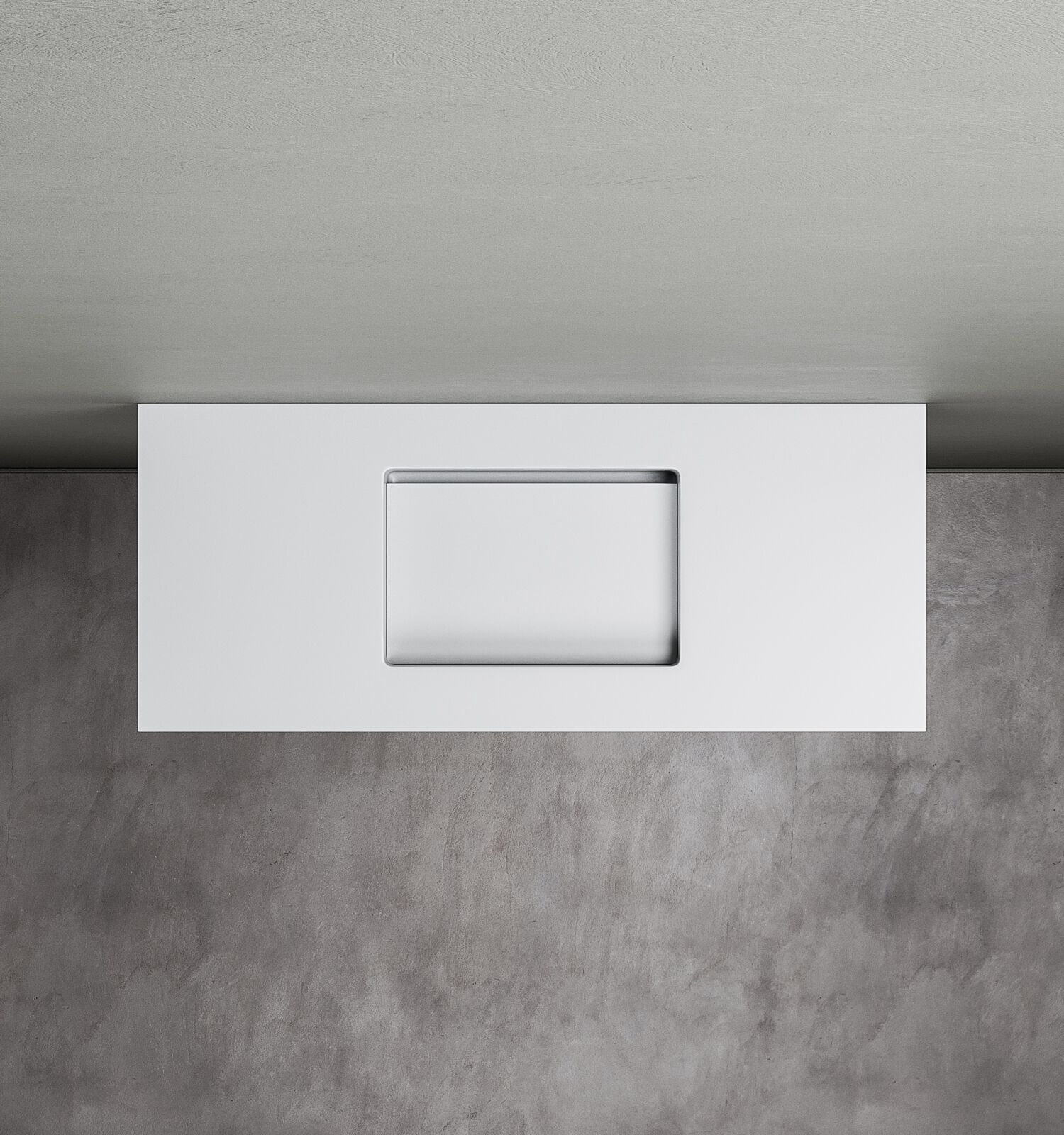 Прямоугольная раковина Corian® с столешницей Acquapazza Corian ® elements ARCH-00121110 - Вид №1