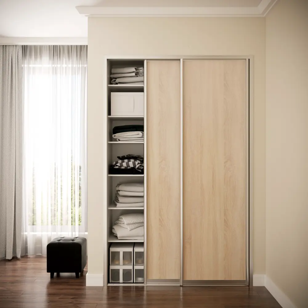 Дверь-купе Spaceo для шкафа - элегантное решение для современного интерьера 18833596 STLM-0013074 - Вид №2