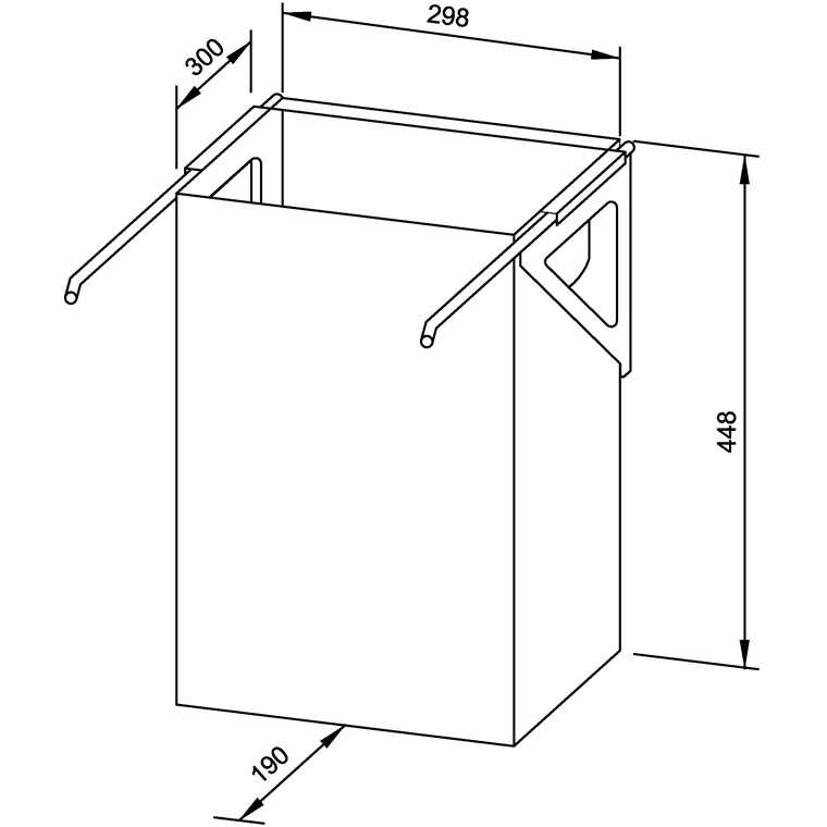 727615 Урна для мусора WP188 WAGNER_EWAR A-LINE Wagner Ewar  - Вид №1