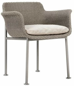 JANUS et Cie Стул из морской веревки с подлокотниками Gina