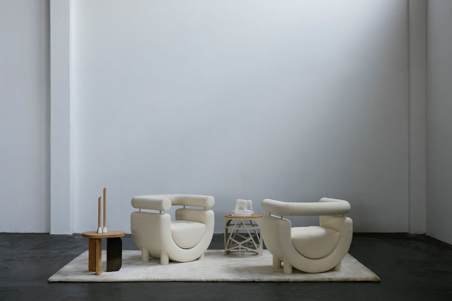 Тканевое кресло с подлокотниками Greenapple MEL ARCH-00109243 - Вид №5