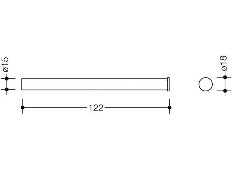 162.21.30040 запасной держатель бумаги HEWI System 162 | Edelstahl  - Вид №1