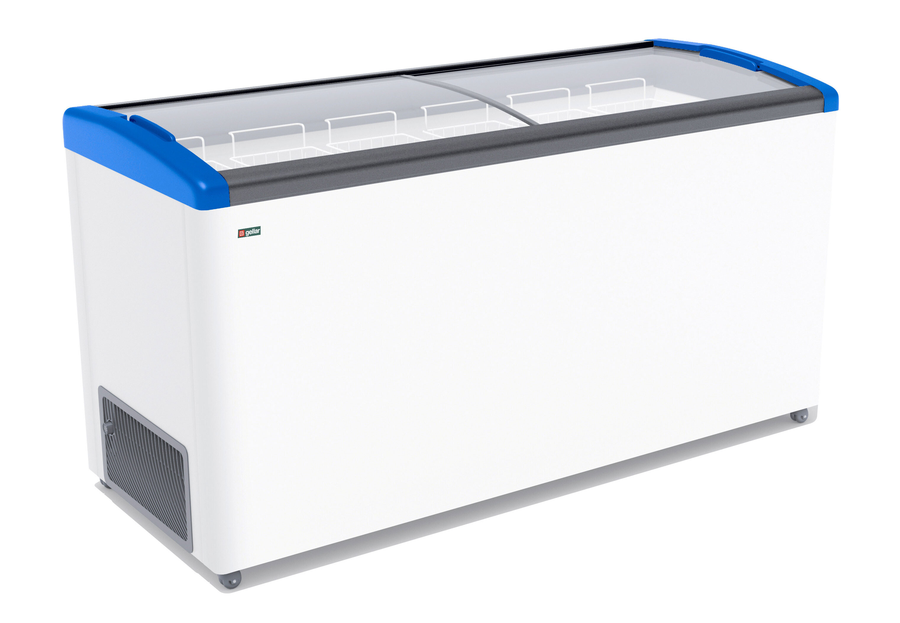 1229597 Морозильный ларь Frostor Gellar FG 600 E белый, синий STDN-0077344