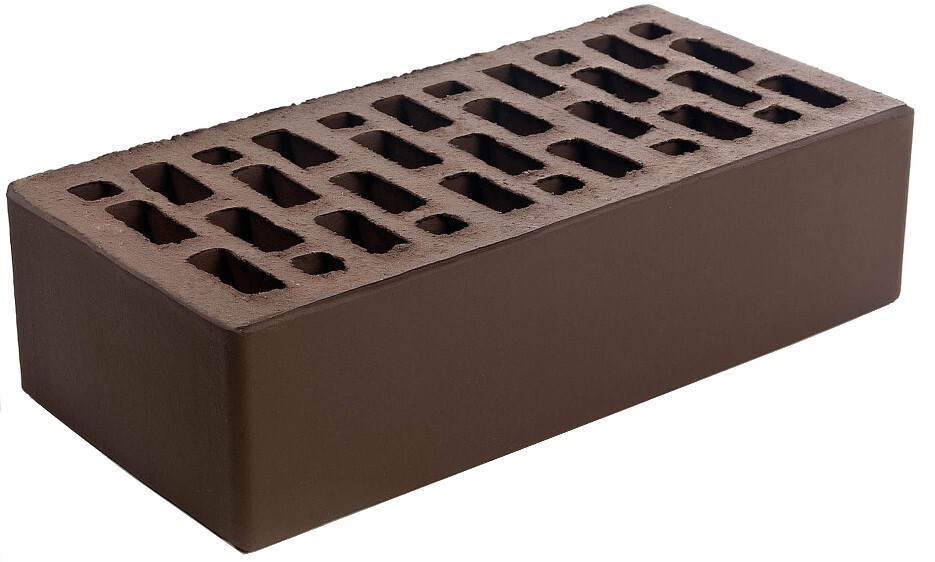 Кирпич облицовочный BRAER коричневый гладкий М150 для фасадов 83776779