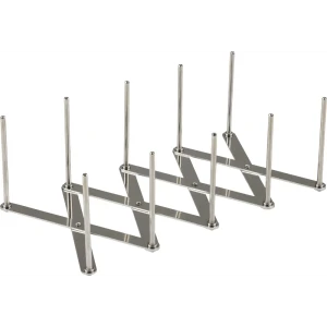 Santreyd Подставка для крышек Mallony - регулируемый органайзер из нержавеющей стали 89384214