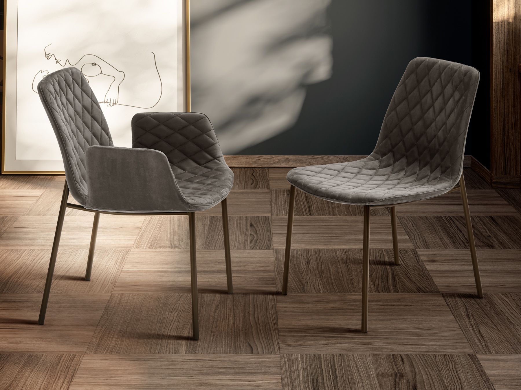 Кожаный мягкий стул EFORMA Lenny ARCH-00097998 - Вид №4