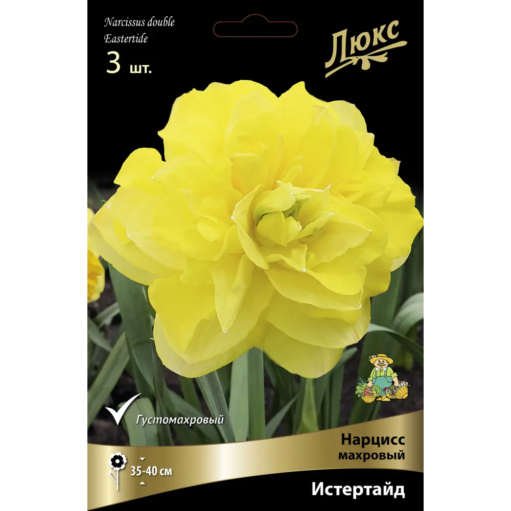 Нарцисс махровый Истертайд Люкс от ПОИСК - 3 луковицы для изысканного сада 89381216 STLM-1567211