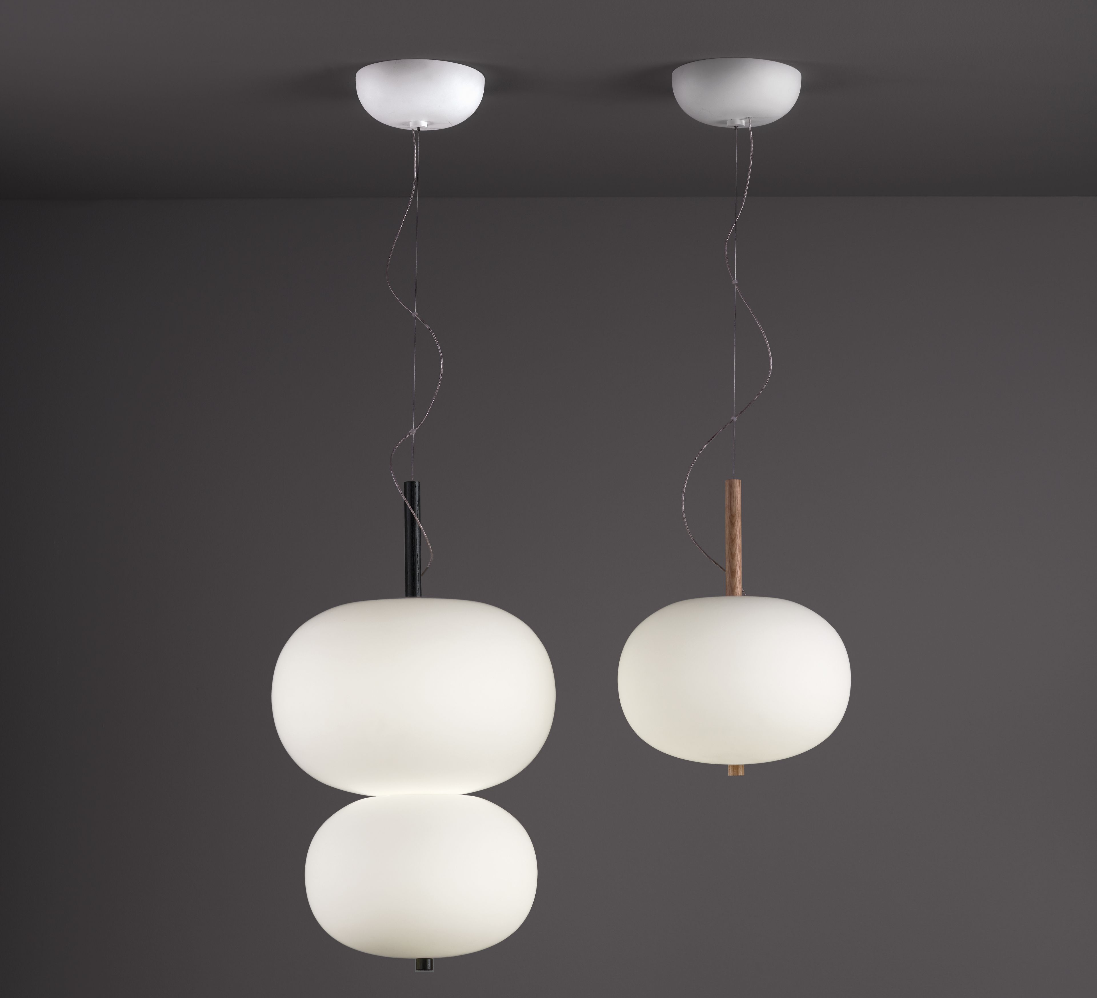 Опаловое стекло светодиодный подвесной светильник LedsC4 Ilargi ARCH-00122309 - Вид №8