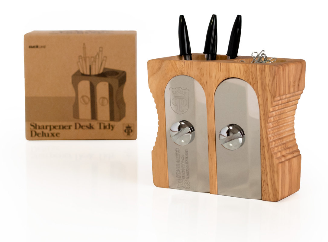 Органайзер для рабочего стола Double Sharpener SUCK UK SKPENCILPOT2 - Вид №2