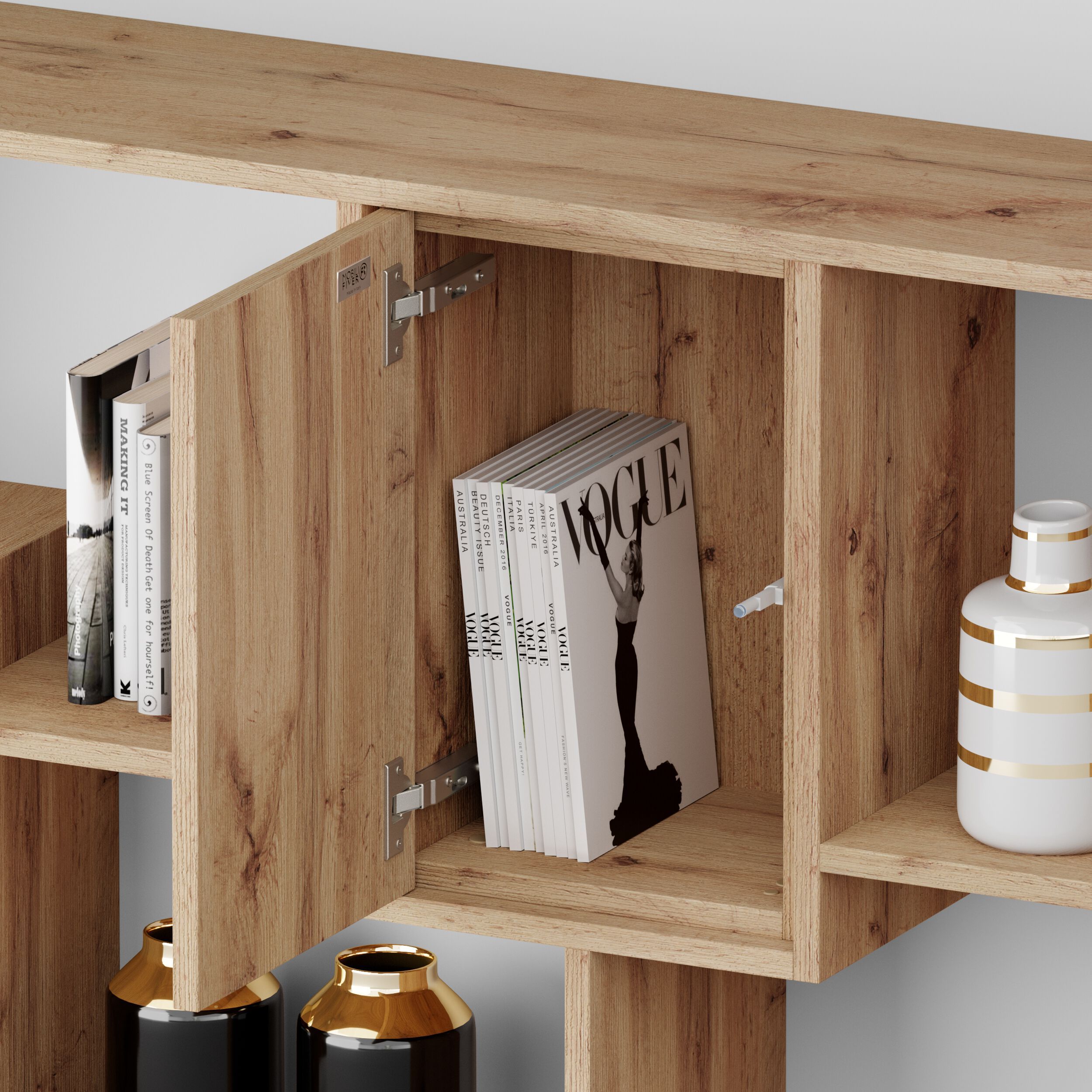 Стена, оборудованная в облагороженном Mobili Fiver IACOPO ARCH-00040623 - Вид №13