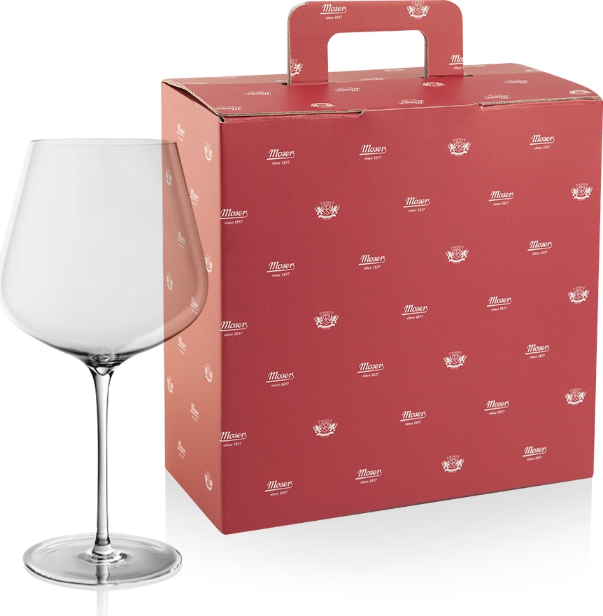 10597621 Moser Набор из 2 бокалов для красного вина Moser "Энотека. Бургунди" 650мл Хрусталь бессвинцовый 