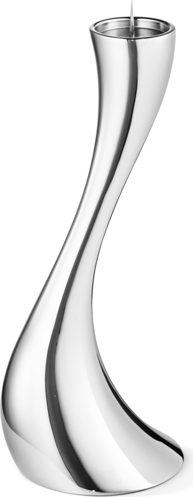 10661457 Georg Jensen Подсвечник напольный Georg Jensen "Кобра" 40см Сталь нержавеющая