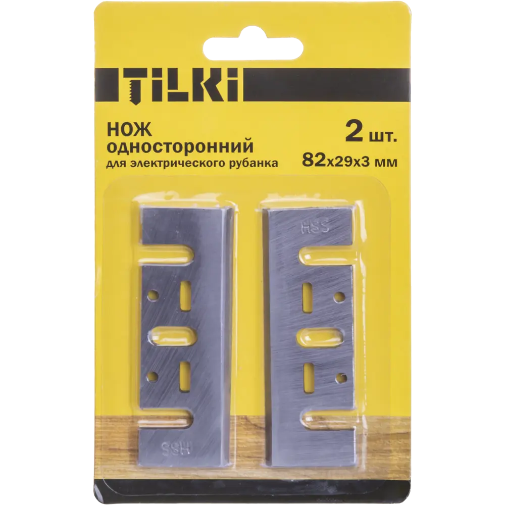 Нож для электрорубанка односторонний Tilki 82x29x3 мм, 2 шт STLM-2148128 - Вид №2
