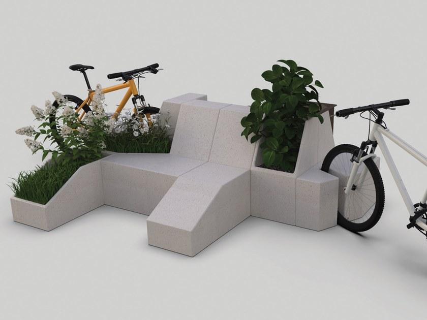 Manufatti Viscio Реконструированная каменная стойка для велосипедов Modula sun-id-1491089 - Вид №2