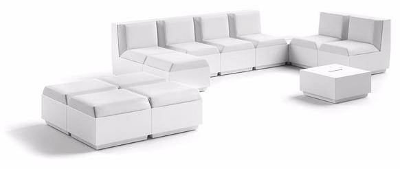 Plust Модульное угловое кресло из полиэтилена Big cut sun-id-1488692 - Вид №1