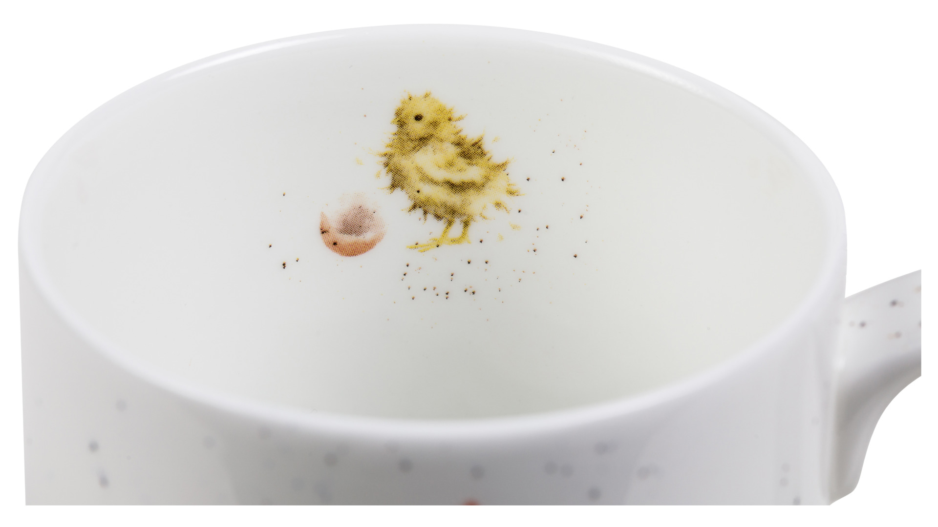 10566410 Royal Worcester Кружка Royal Worcester "Забавная фауна", "Любопытная курица" 310мл Фарфор костяной  - Вид №3