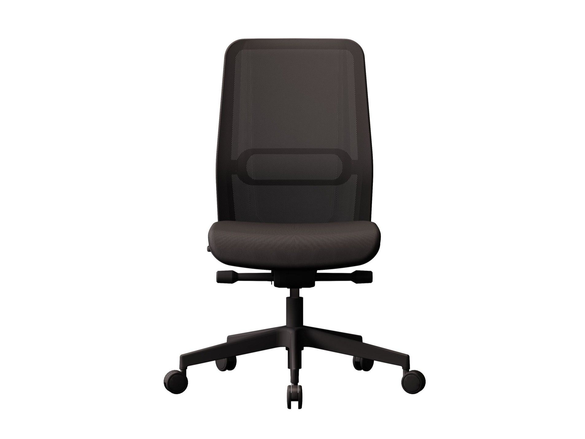 Тканевый регулируемый по высоте рабочий офисный стул с колесами Las Mobili Essai ARCH-00037046