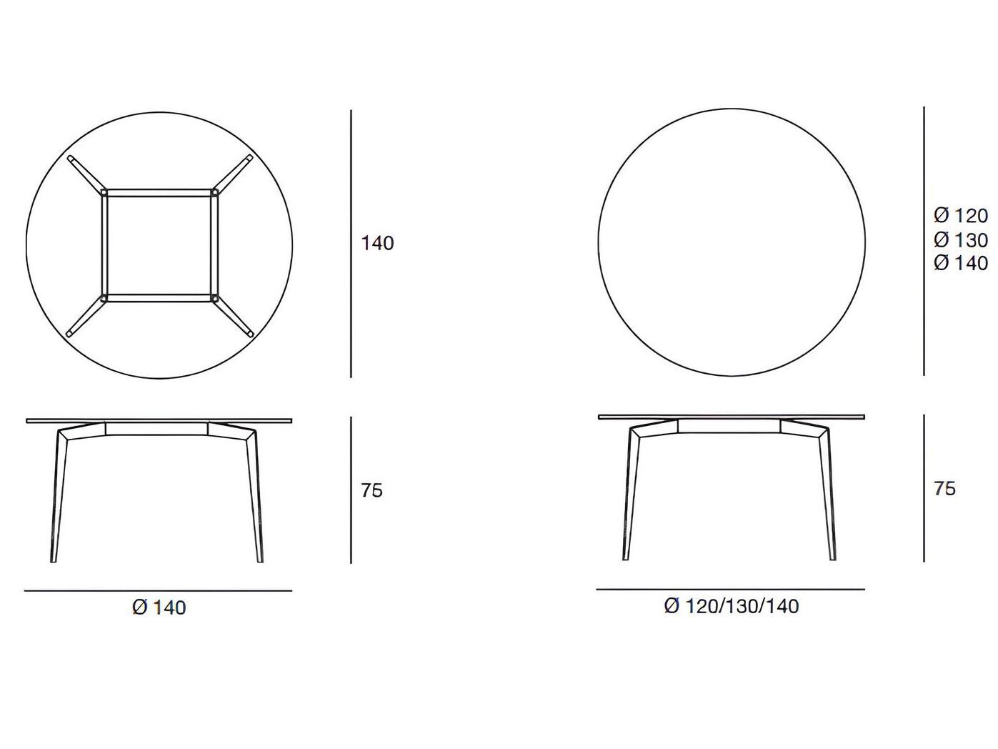Круглый обеденный стол Pacini & Cappellini Надежда ARCH-00142914 - Вид №2