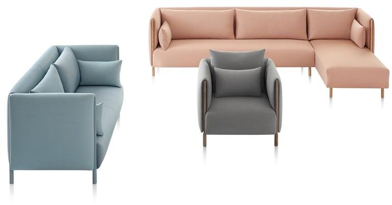 Herman Miller Кресло из ткани с подлокотниками Colourform sun-id-1494620 - Вид №5