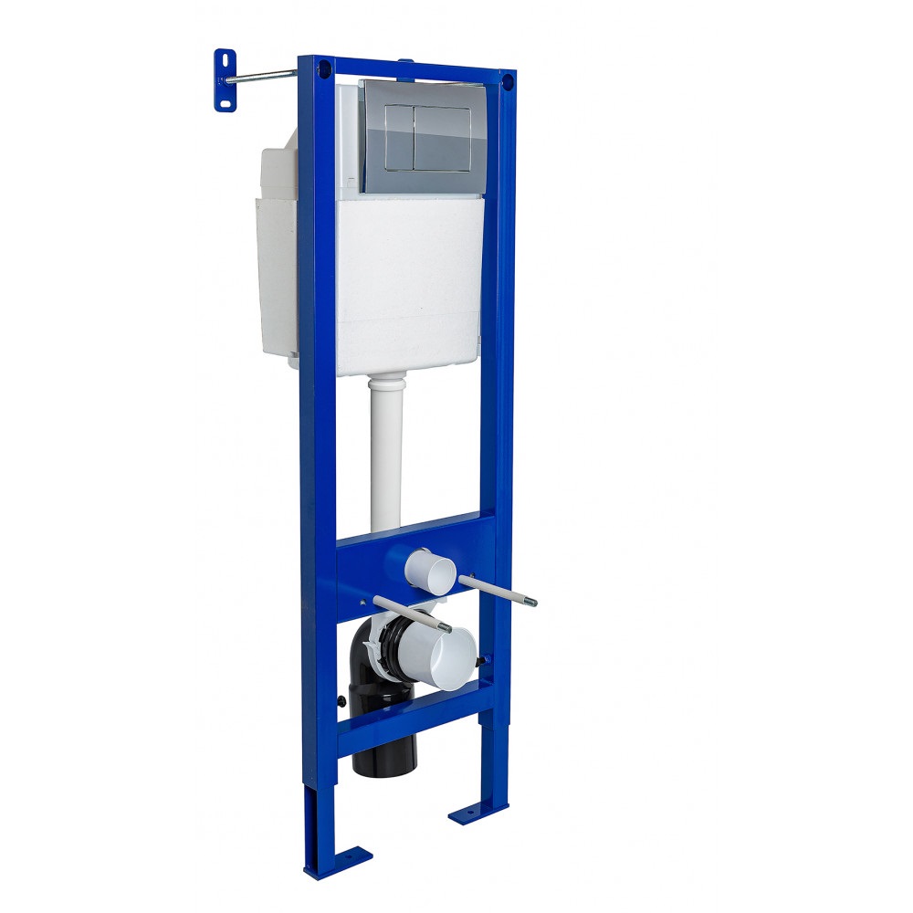 040331 АТОМ 410 кнопка хром глянец  Berges NOVUM L2 