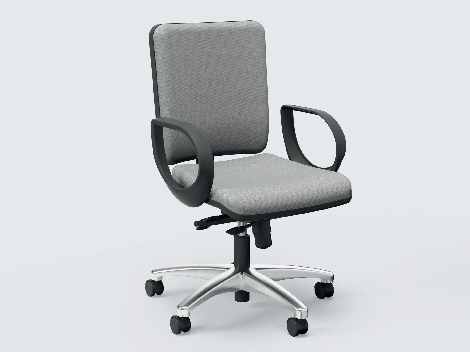 5 спиц подлокотник ткань поворотный операционный стул офис Ares Line Smart ARCH-00038364 - Вид №1