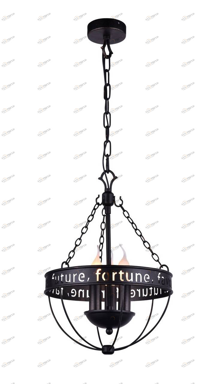 Люстра дизайнерская Boot черная 1502-3P SUPERNW СВЕЧИ 056230 Черный 