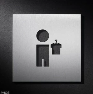 PS1701 Знак пиктограммы в шкафу для мальчиков PHOS