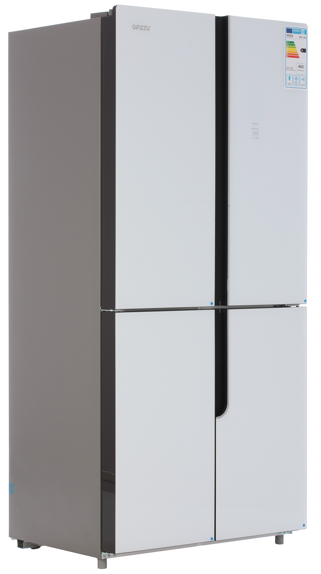 1129215 Холодильник многодверный   GiNZZU NFK-500 белый STDN-0108559