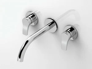 ABOUTWATER Смеситель для умывальника настенный на 3 отверстия Al/23