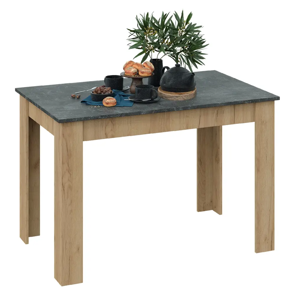 Кухонный стол Трия Промо Т2 110x67x73 см прямоугольник ДСП цвет дуб крафт золотой STLM-2166810 - Вид №1