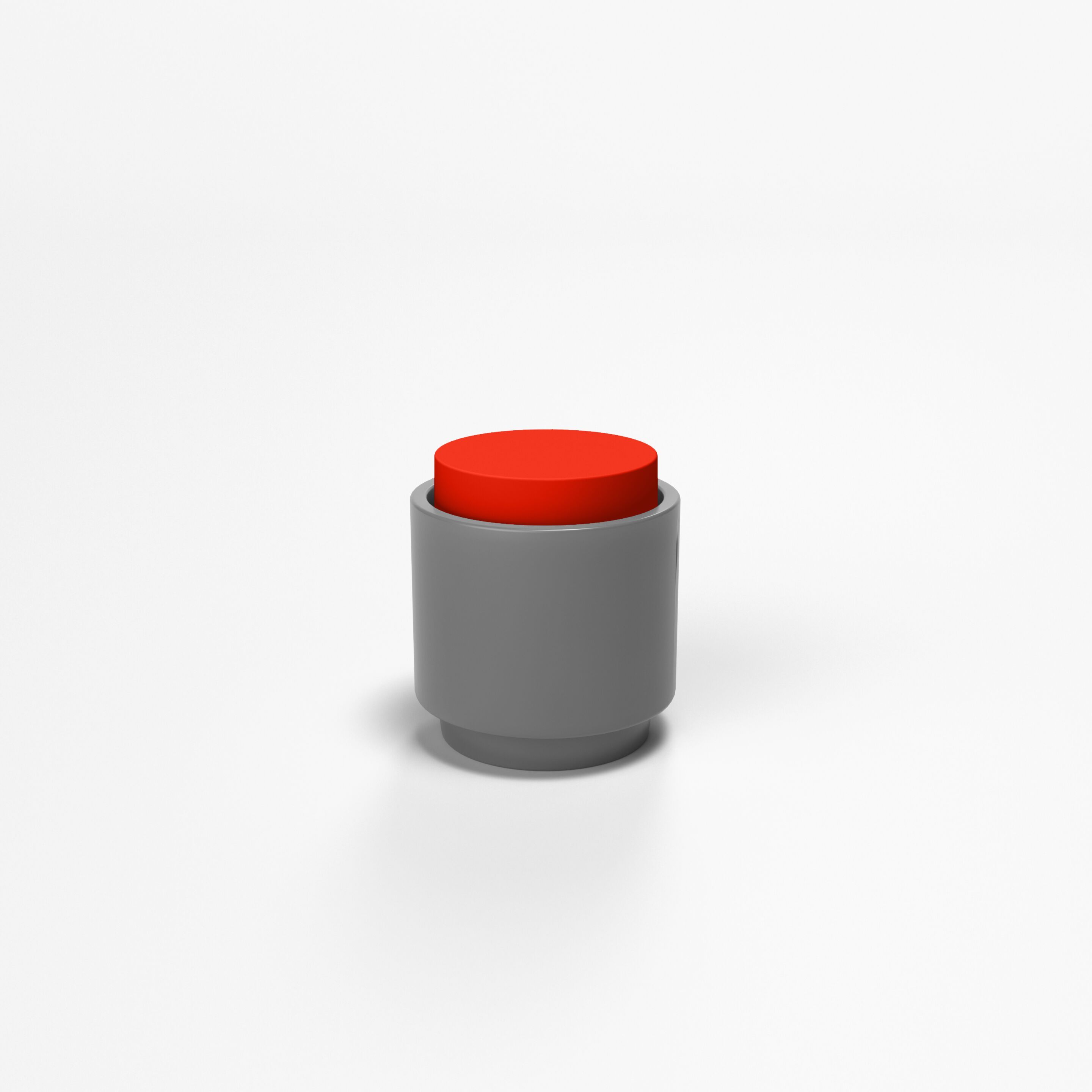 Пуф круглый армированный пластиковый контейнер SIXINCH TINGLE ARCH-00068651 - Вид №18