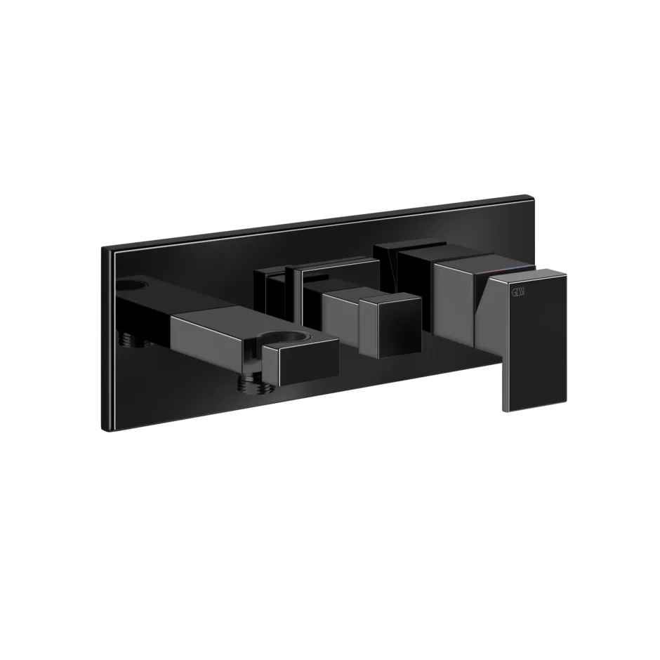 Смеситель для ванны-смеситель для душа 44911 706 Gessi Rettangolo ЧЕРНЫЙ МЕТАЛЛ PVD 44911706