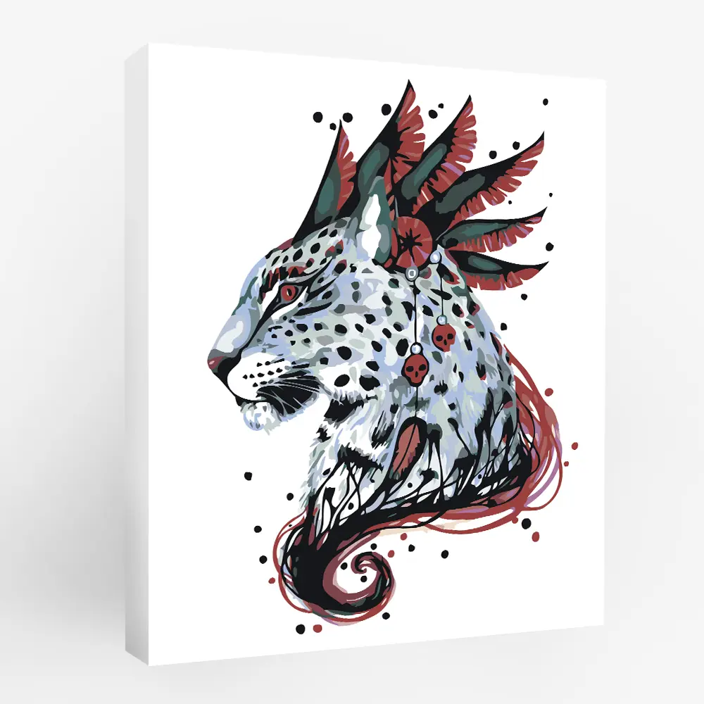 Картина по номерам Леопард 30х40 см FBRUSH STLM-2078904 - Вид №1