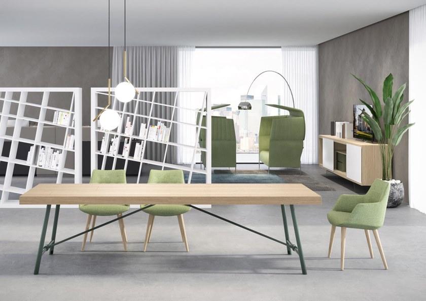 ESTEL GROUP Прямоугольный деревянный стол Plombier sun-id-1507110 - Вид №1