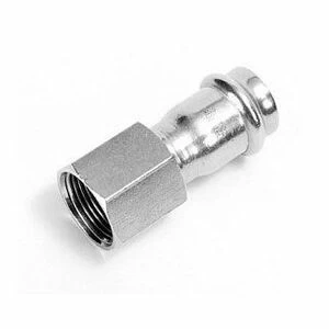 Муфта В-пресс 15 x 1/2" нержавеющая сталь IBP