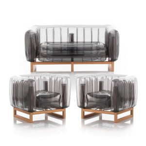 MOJOW Деревянная садовая мебель Yomi Eko Черный SY2FY1CYCB04NC