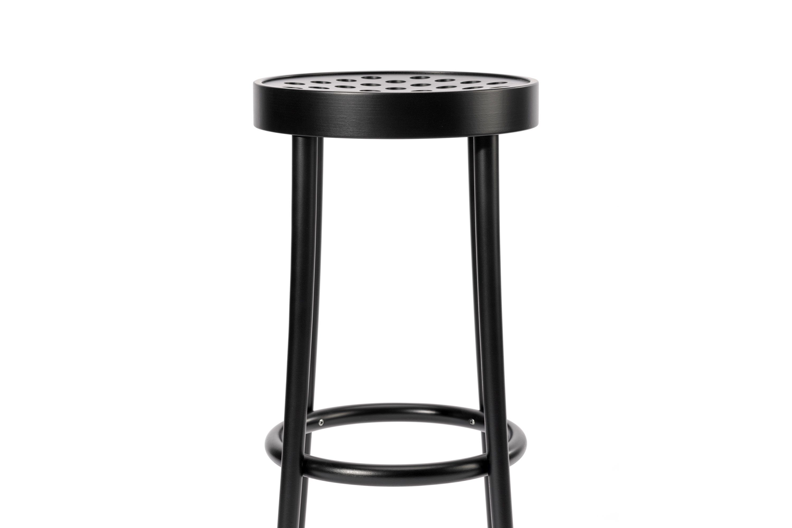 Высокий деревянный барный стул с подставкой для ног TON 822 ARCH-00090162 - Вид №39