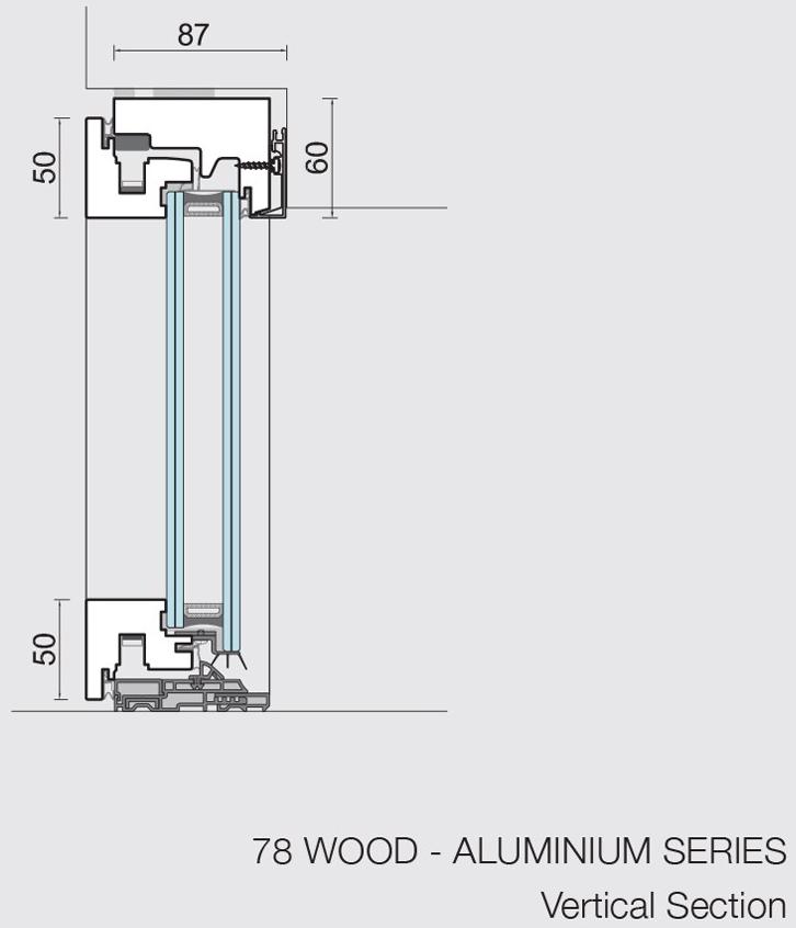 CARMINATI SERRAMENTI Распашное окно из дерева с двойным остеклением Skyline system sun-id-1428125 - Вид №13