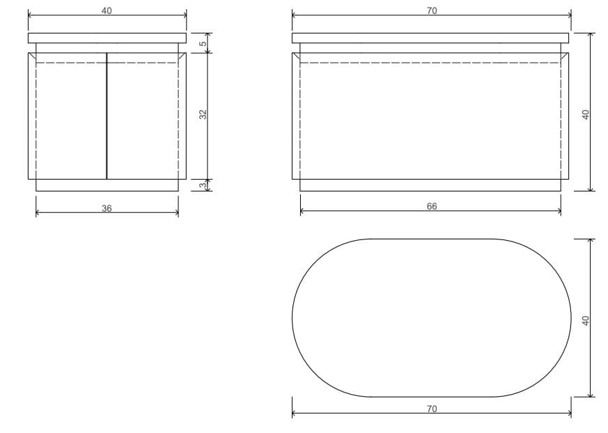 Овальный багажник из МДФ Nic Mediterraneo ARCH-00086493 - Вид №4