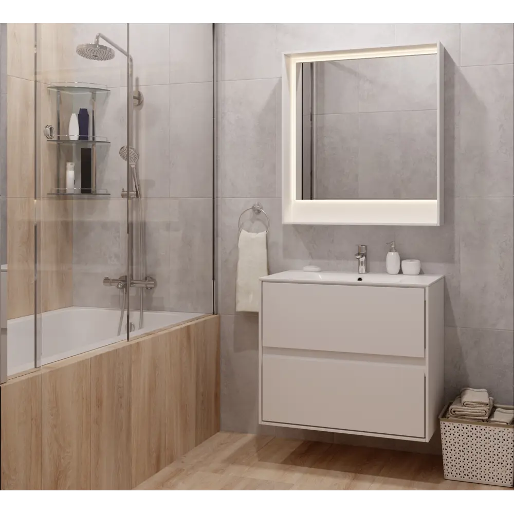 Полка для ванной Verran Basic угловая трёхъярусная STLM-2030897 - Вид №6