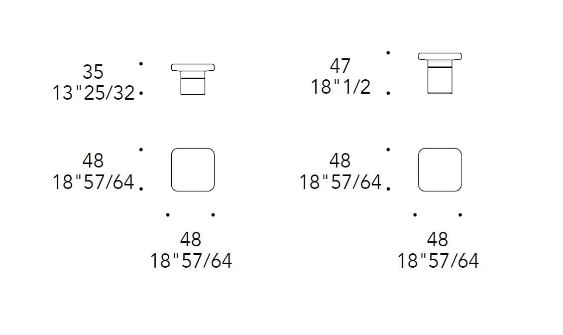 Квадратный журнальный столик из муранского стекла REFLEX ARCH-00089967 - Вид №3