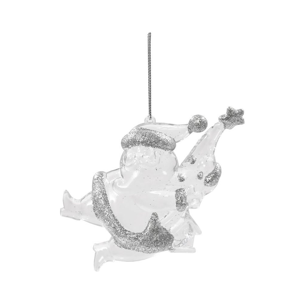 254637 Новогоднее украшение "Дед Мороз" №02 8 х 1.3 х 12.5 см РЕМЕКО 