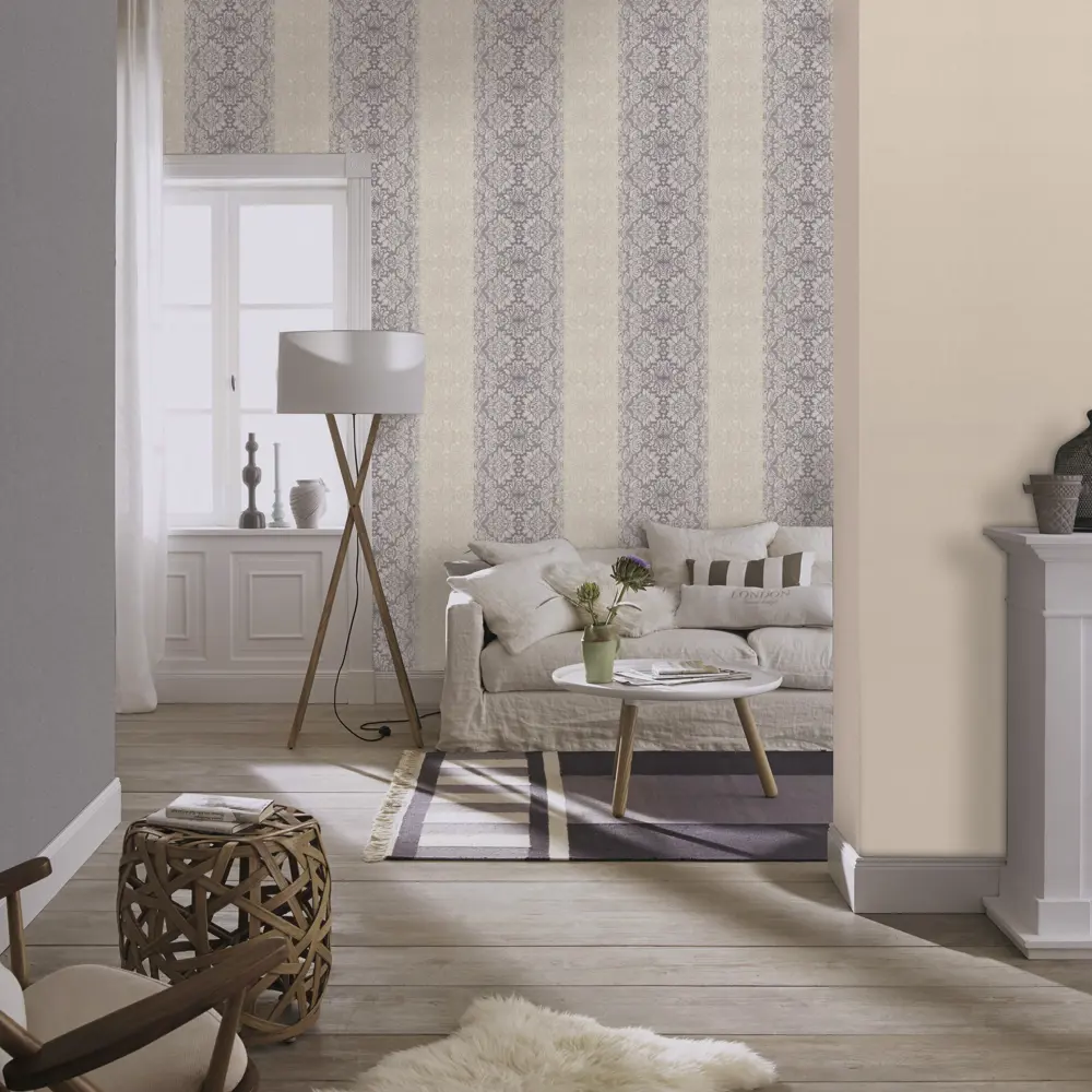 Обои Palermo 5288-10, флизелиновые, цвет бежевый, 1.06х10 м Erismann STLM-2202210 - Вид №3