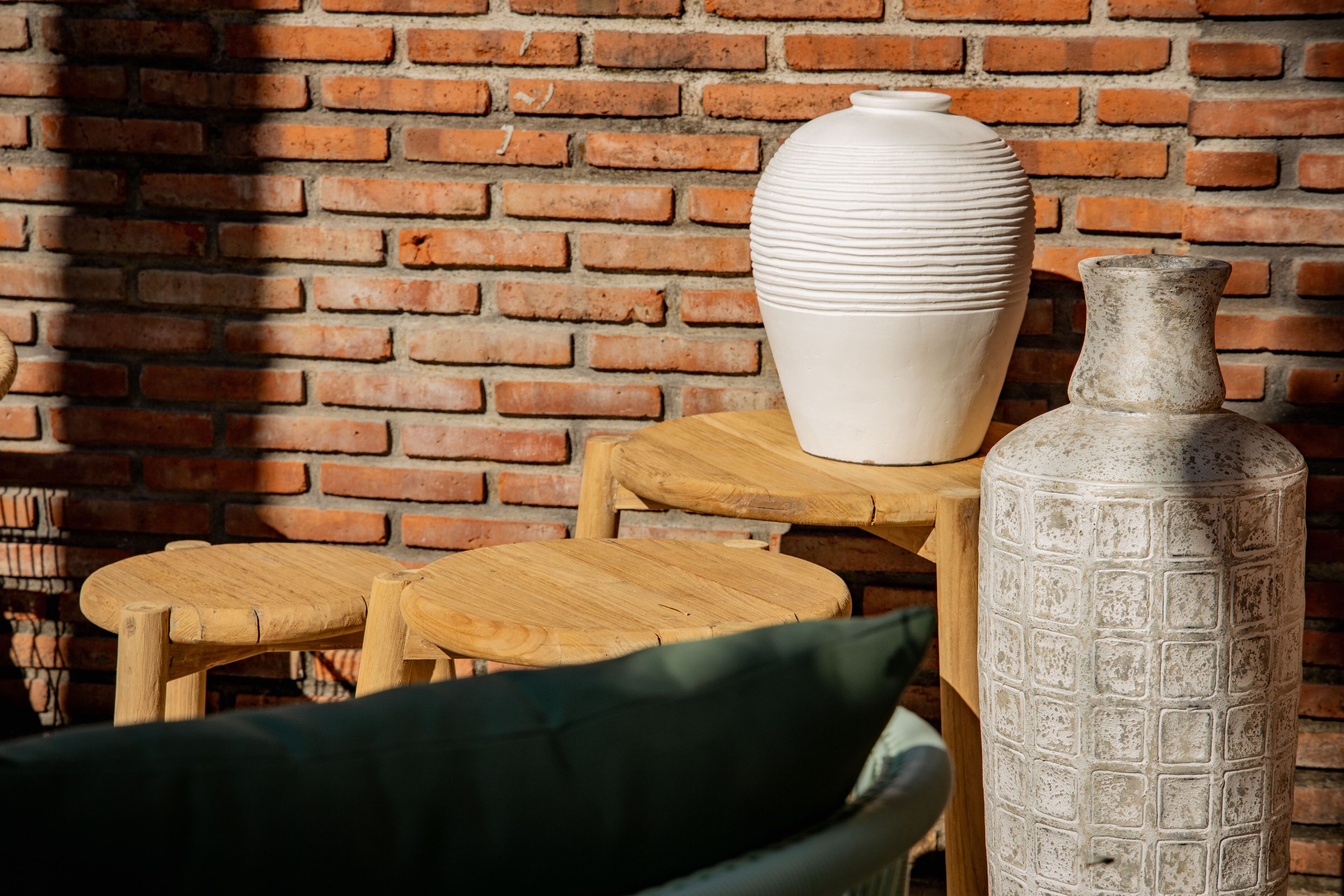 Высокий садовый стол из тикового дерева cbdesign Lem ARCH-00138080 - Вид №1