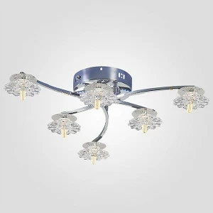 Потолочная люстра Eurosvet 80106/6 хром EUROSVET ДИЗАЙНЕРСКИЕ 183983 Хром