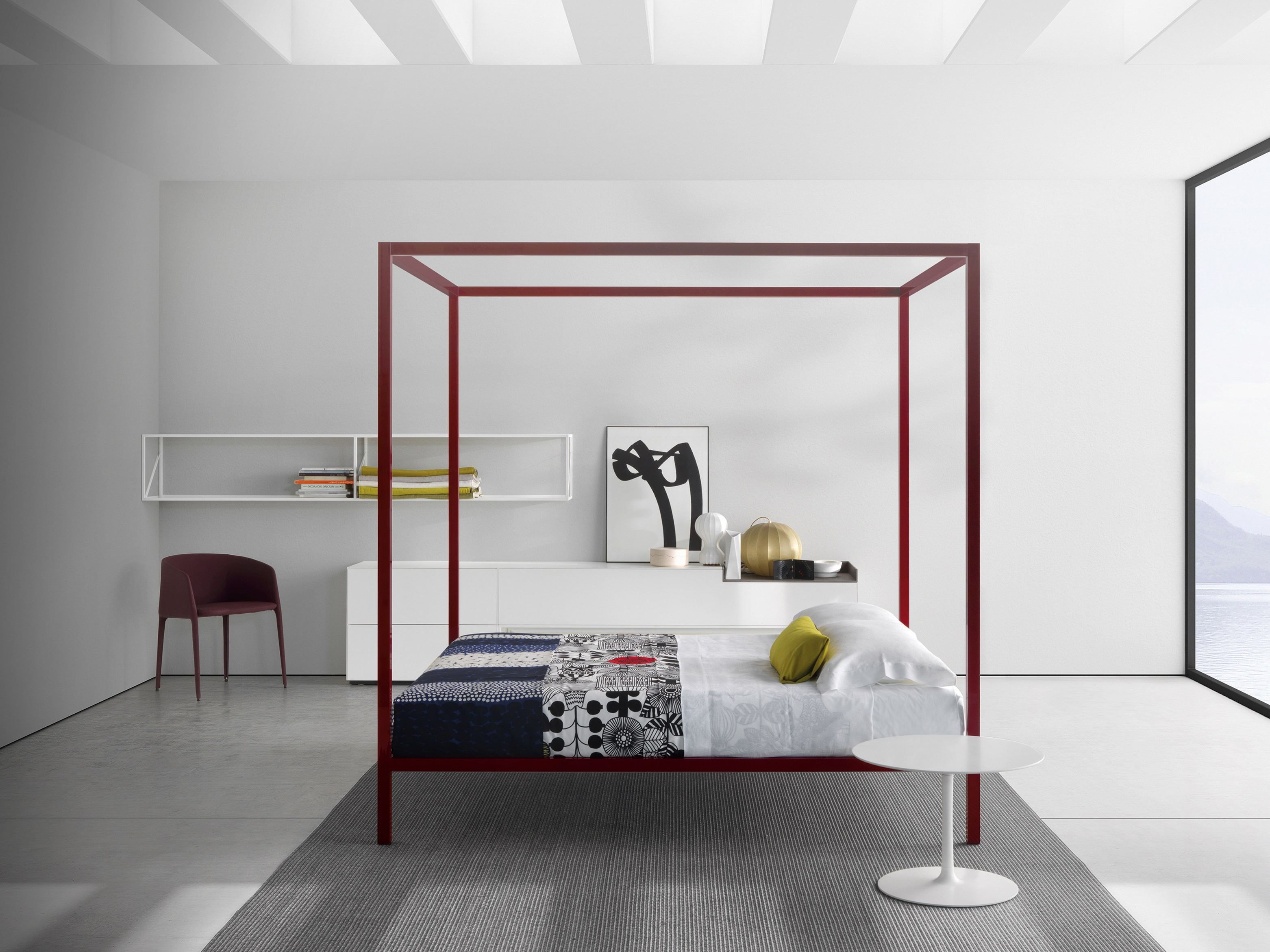 Алюминиевая кровать с балдахином MDF Italia ALUMINIUM BED ARCH-00150408 - Вид №1