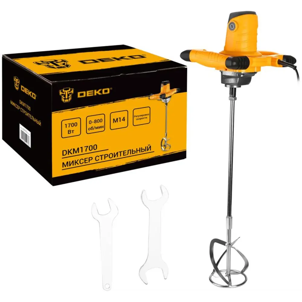 Строительный миксер DEKO DKM1700 для профессиональных смесей 89384895 STLM-1493956 - Вид №6