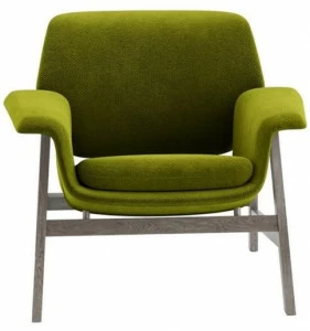 Tacchini Кресло из ткани с подлокотниками Agnese